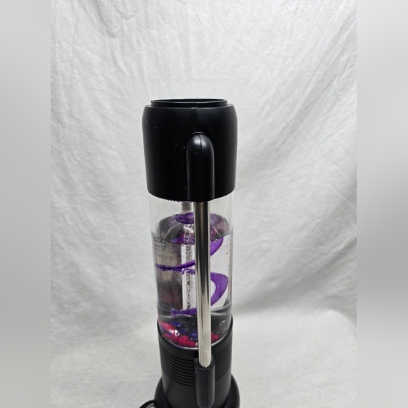 Kenart Spiral Ball Water Lamp Motion 90s Light Up Black KL-108 Parts Only - Picture 9 of 12